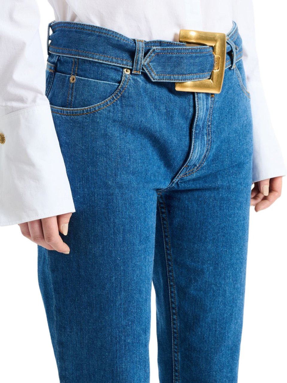 Balmain Jeans Dark Blue Blauw