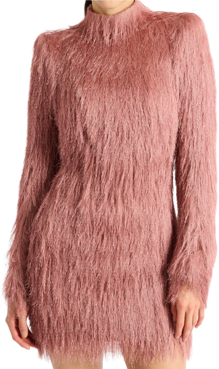Balmain Dresses Nude Roze