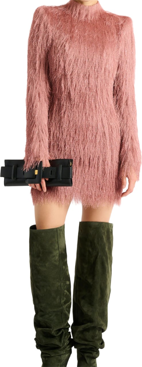 Balmain Dresses Nude Roze