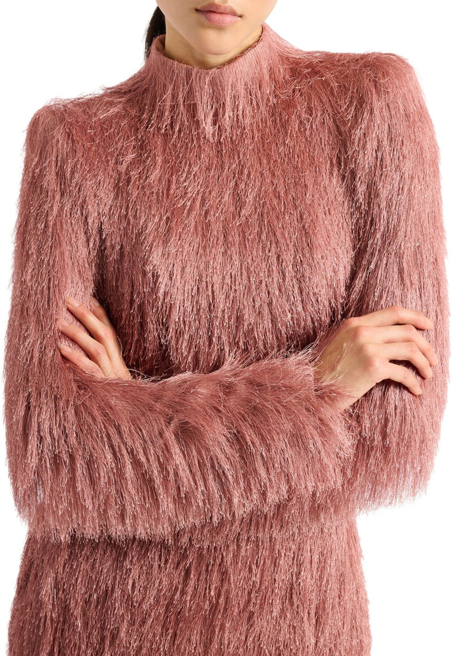 Balmain Dresses Nude Roze