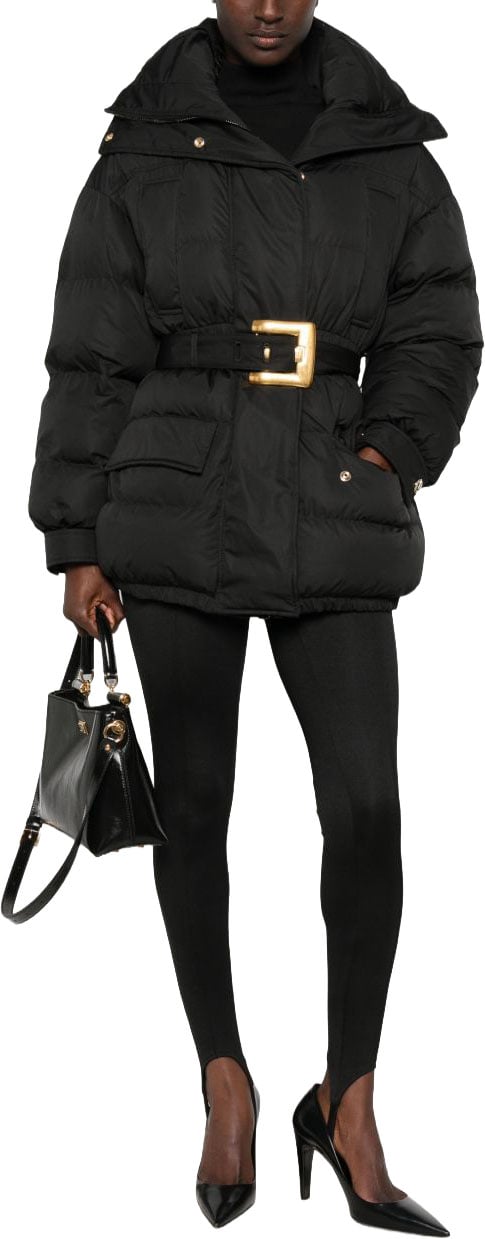 Balmain Coats Black Zwart