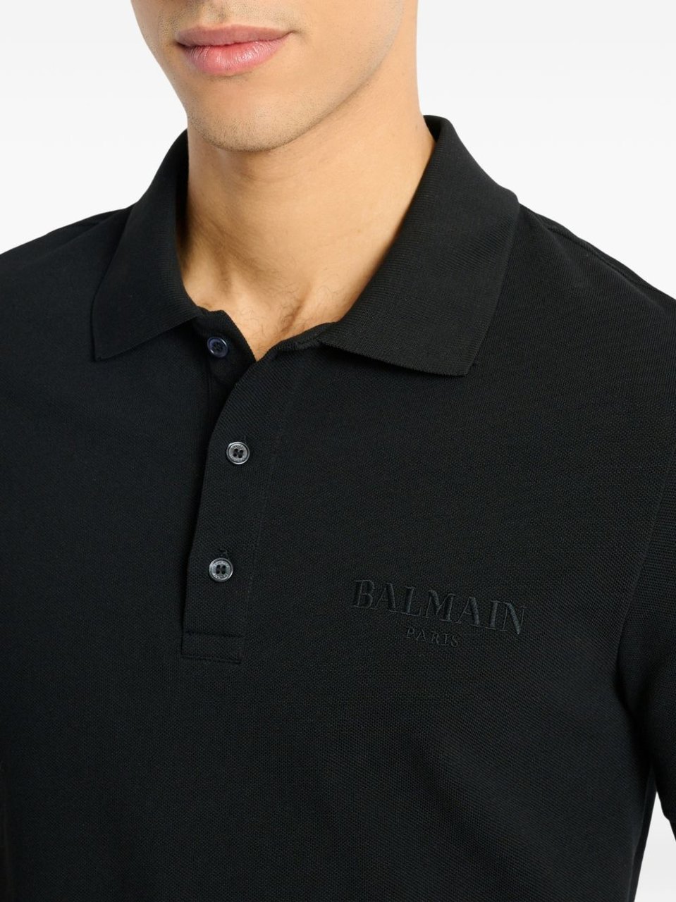 Balmain T-Shirts And Polos Black Zwart