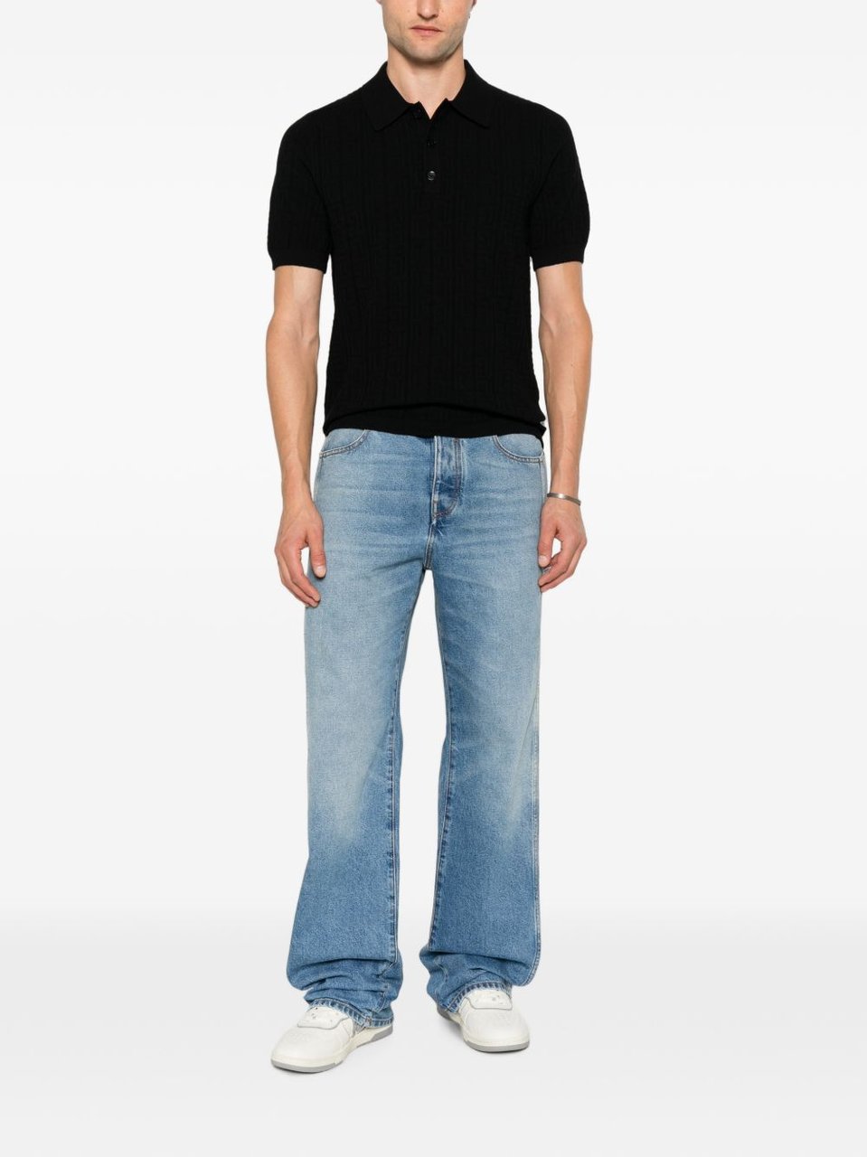 Balmain T-Shirts And Polos Black Zwart