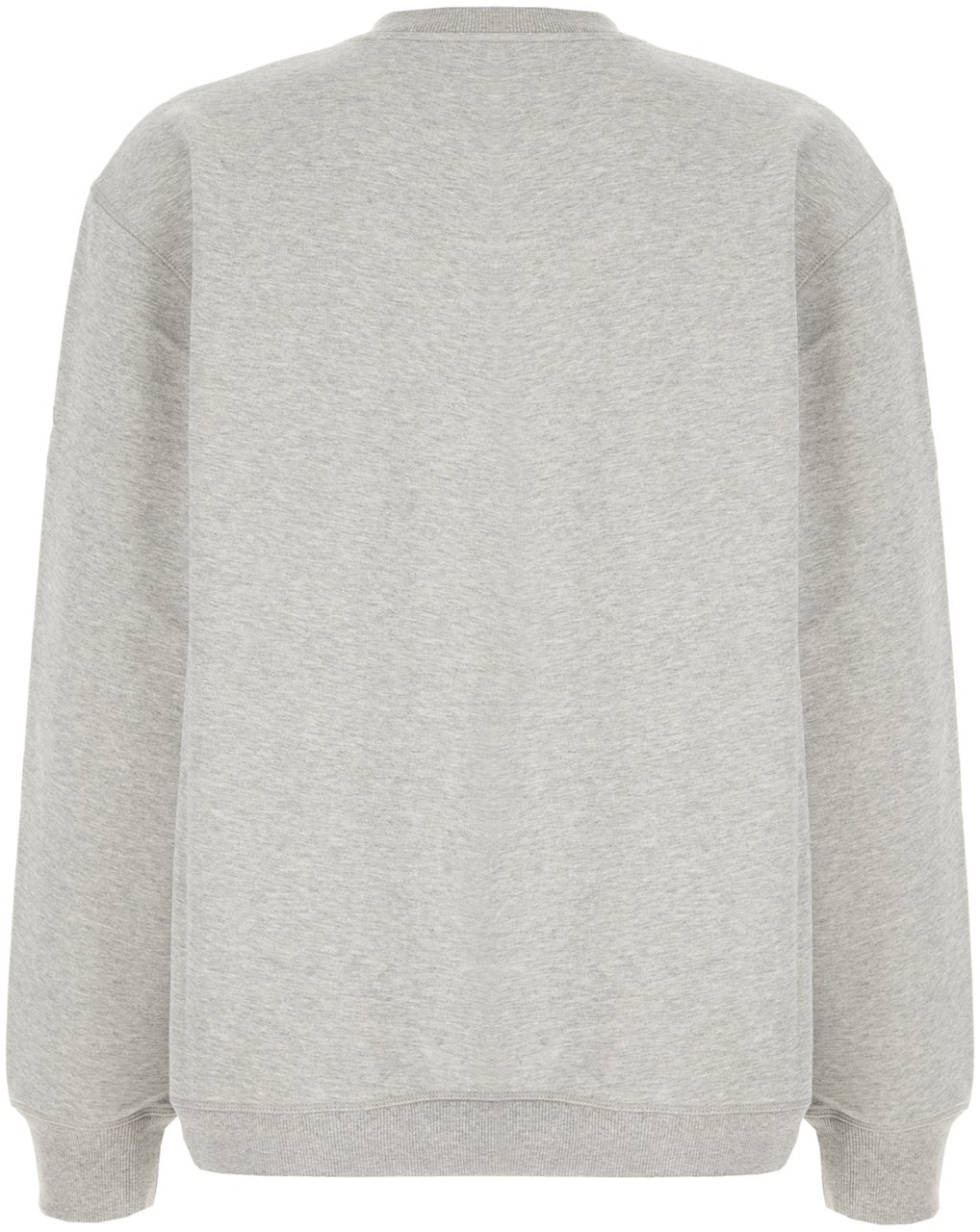Balmain Melange grey cotton t-shirt Grijs