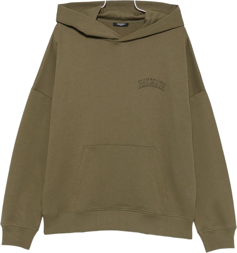 Balmain Sweaters Kaki/Black Donkergroen