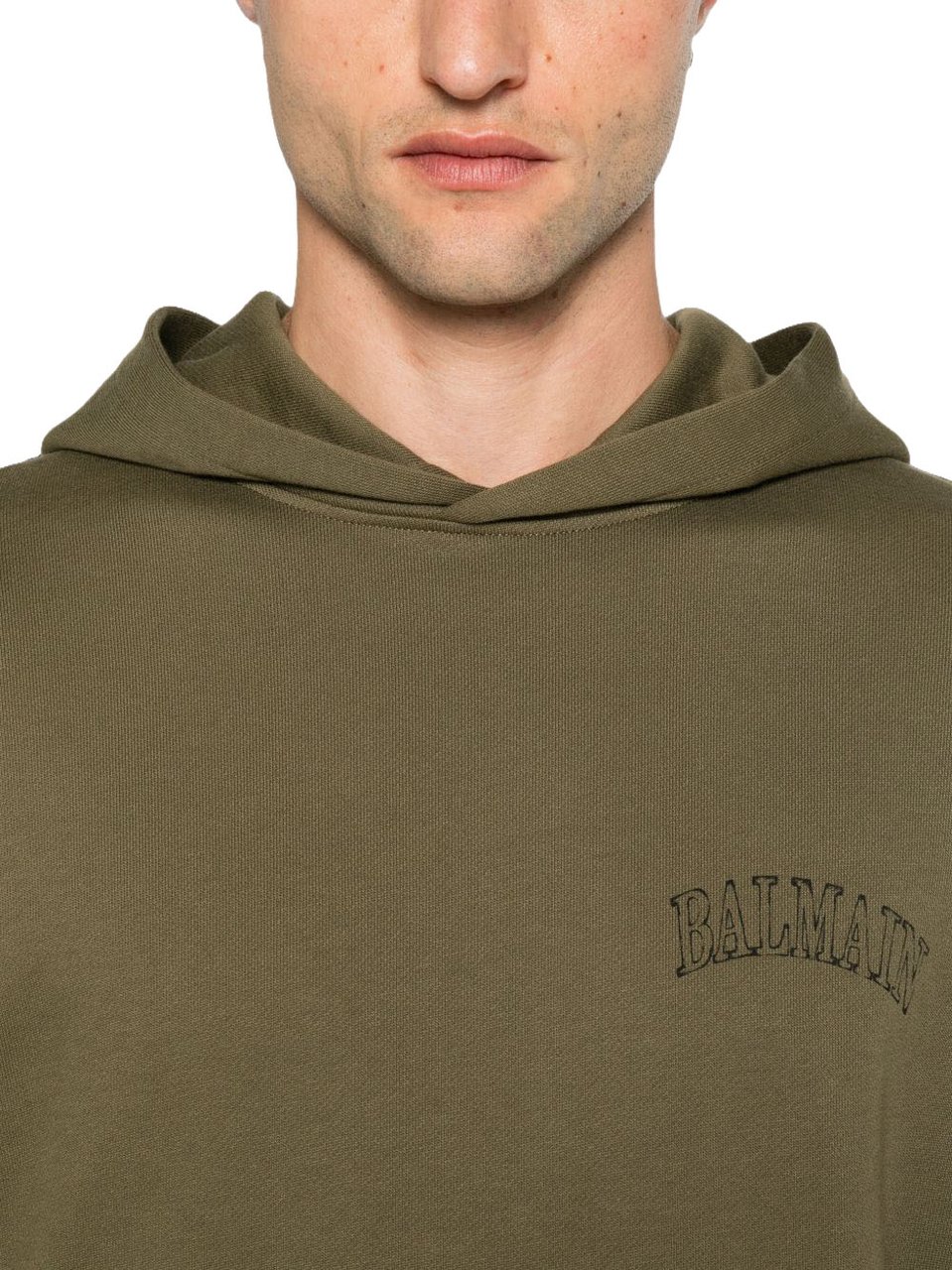 Balmain Sweaters Kaki/Black Donkergroen