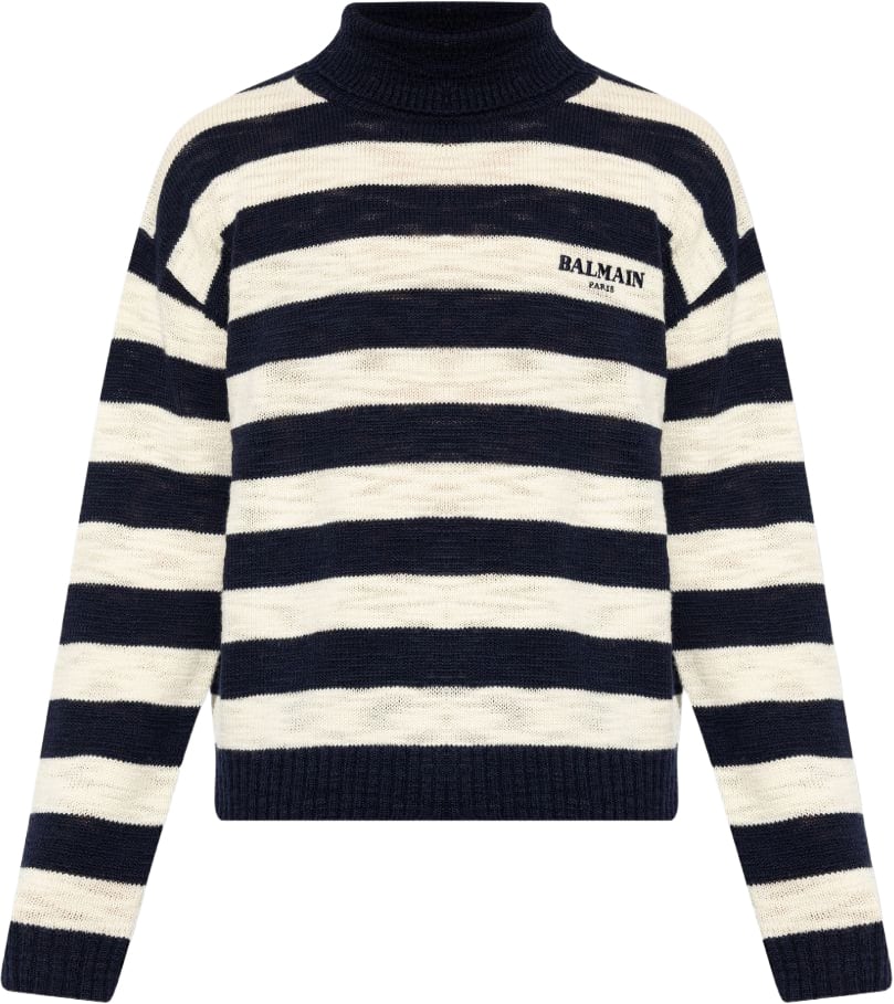 Balmain Sweaters Marine/Natural Navy