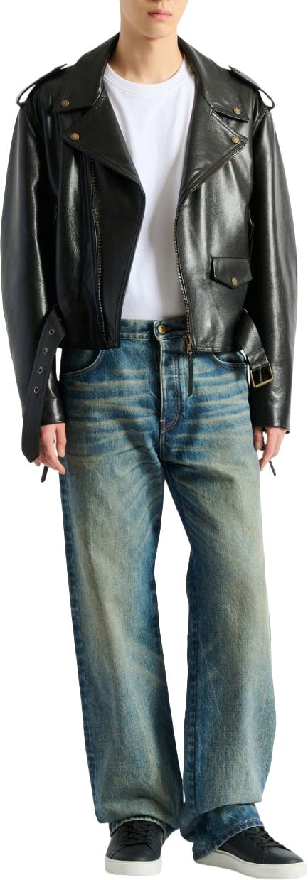 Balmain Jeans Washed Blue Blauw