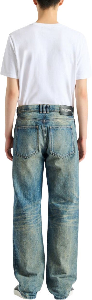 Balmain Jeans Washed Blue Blauw