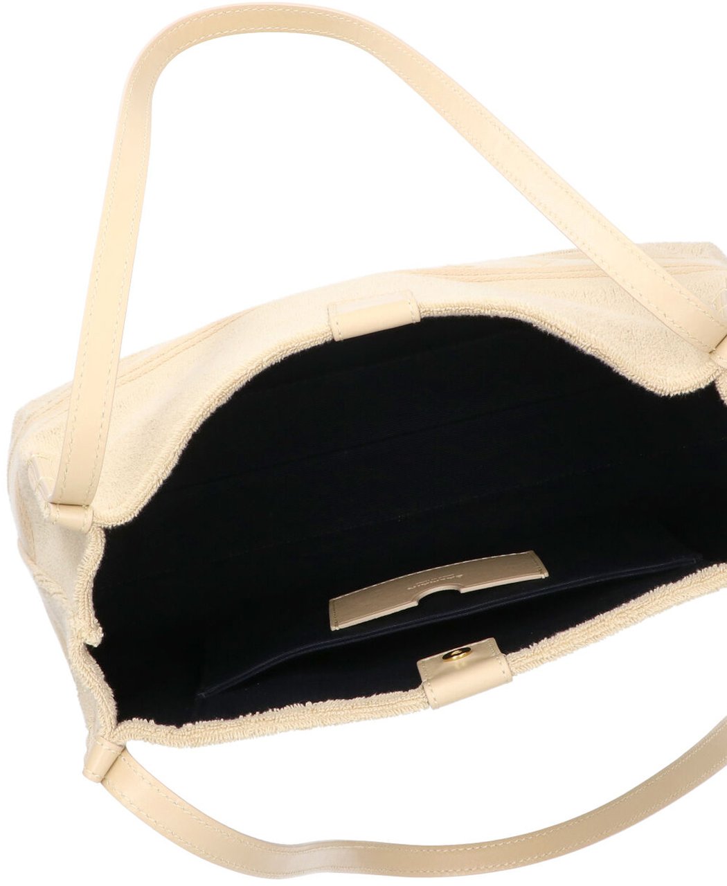 Balmain Beige Release Small Boucle Tote Neutraal