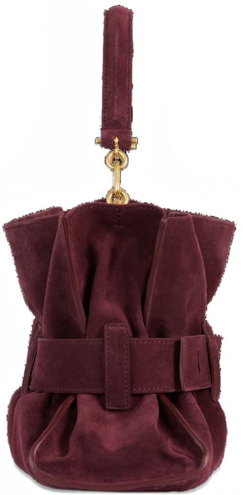 Balmain Bags Bordeau Maroon