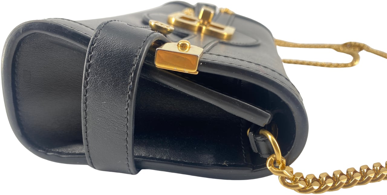 Balmain B-Buzz Leather Zwart
