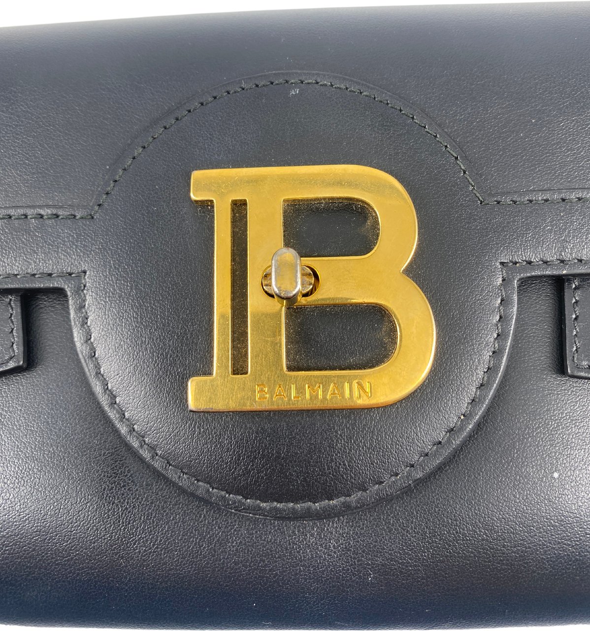 Balmain B-Buzz Leather Zwart