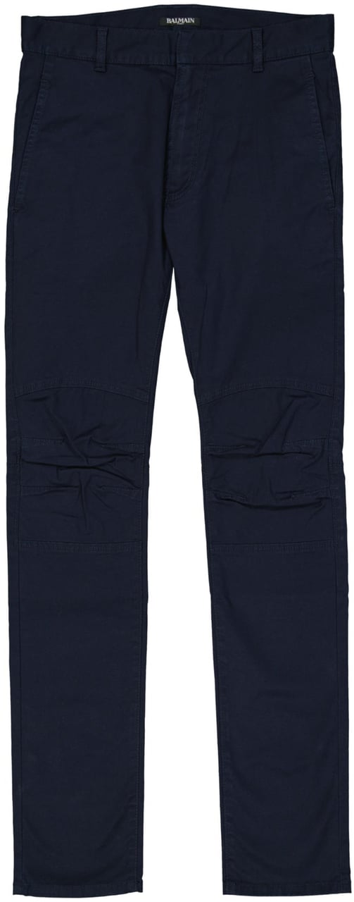 Balmain Balmain Slim Cotton Pants Blauw