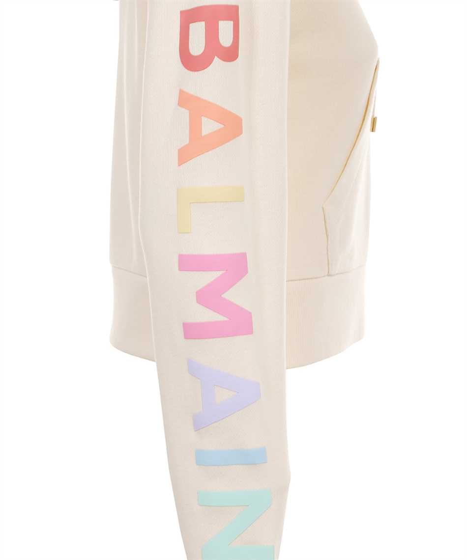 Balmain Cotton hoodie Neutraal