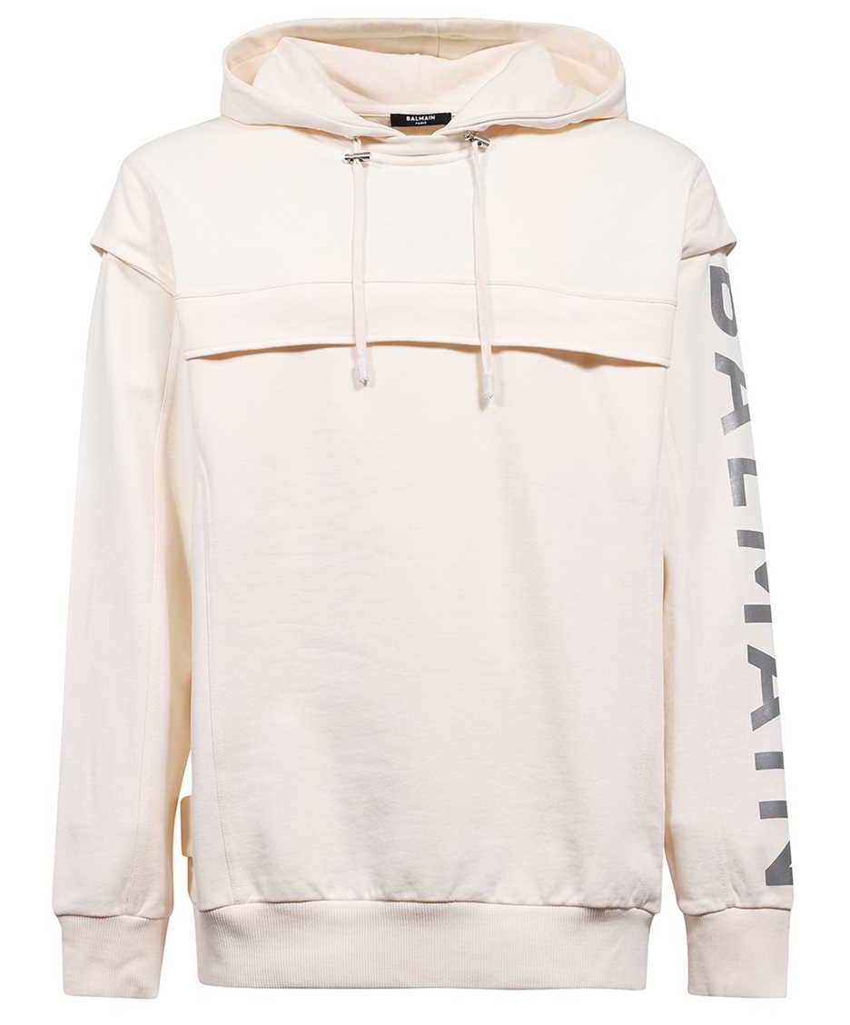 Balmain Hooded sweatshirt Beige