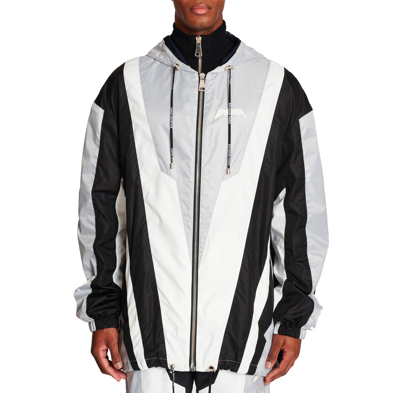 Balmain Balmain Windbreaker Jacket Zwart