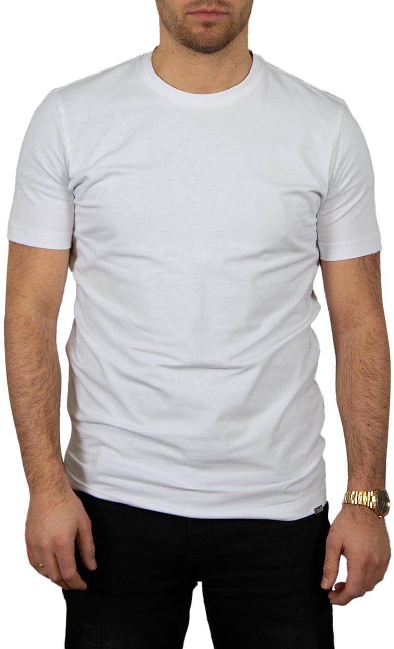 BALR Balr Logo Slim T-Shirt Wit