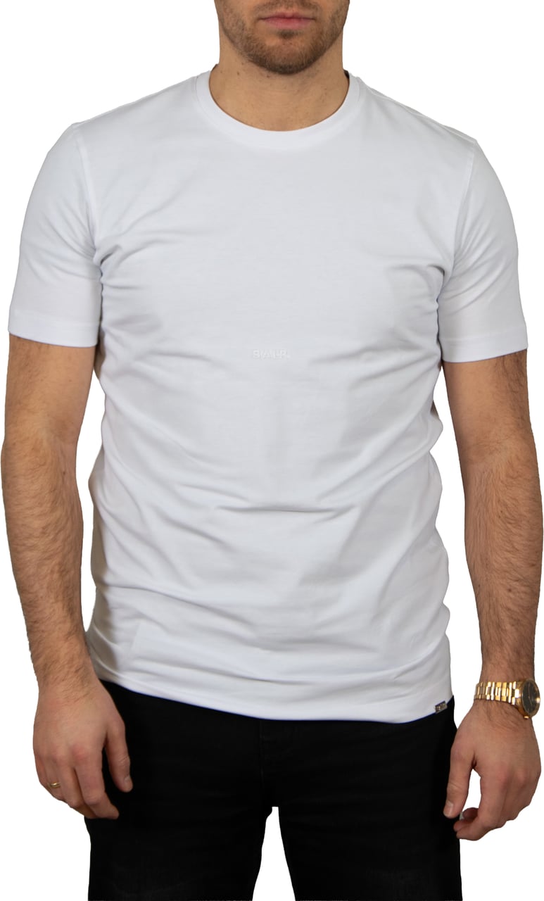BALR Balr Logo Slim T-Shirt Wit