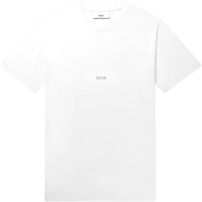 BALR Balr Logo Slim T-Shirt Wit