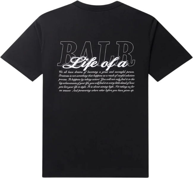 BALR Balr Script T-Shirt Zwart