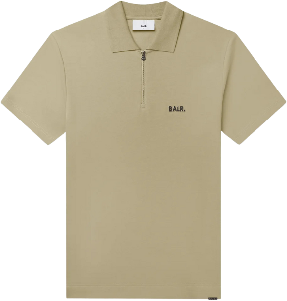 BALR Balr Q-Series Regular Fit Polo Shirt Beige