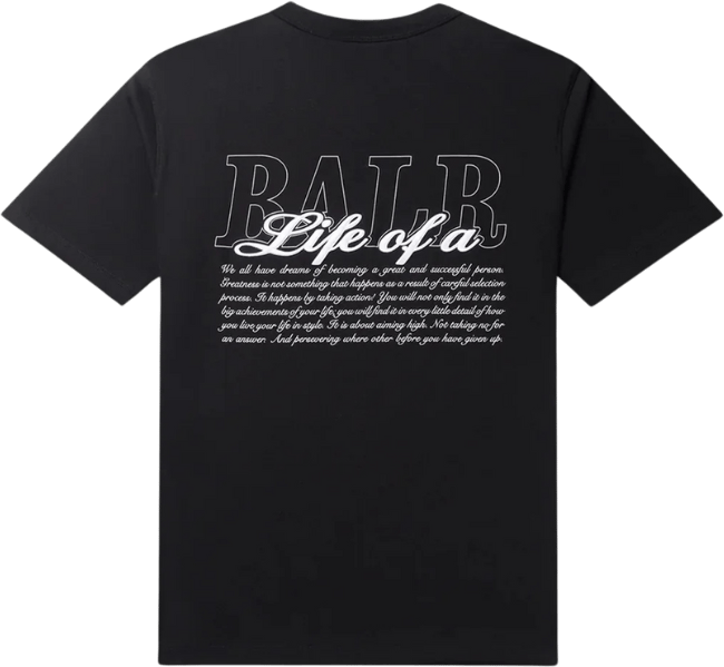 BALR Balr Script T-Shirt Zwart