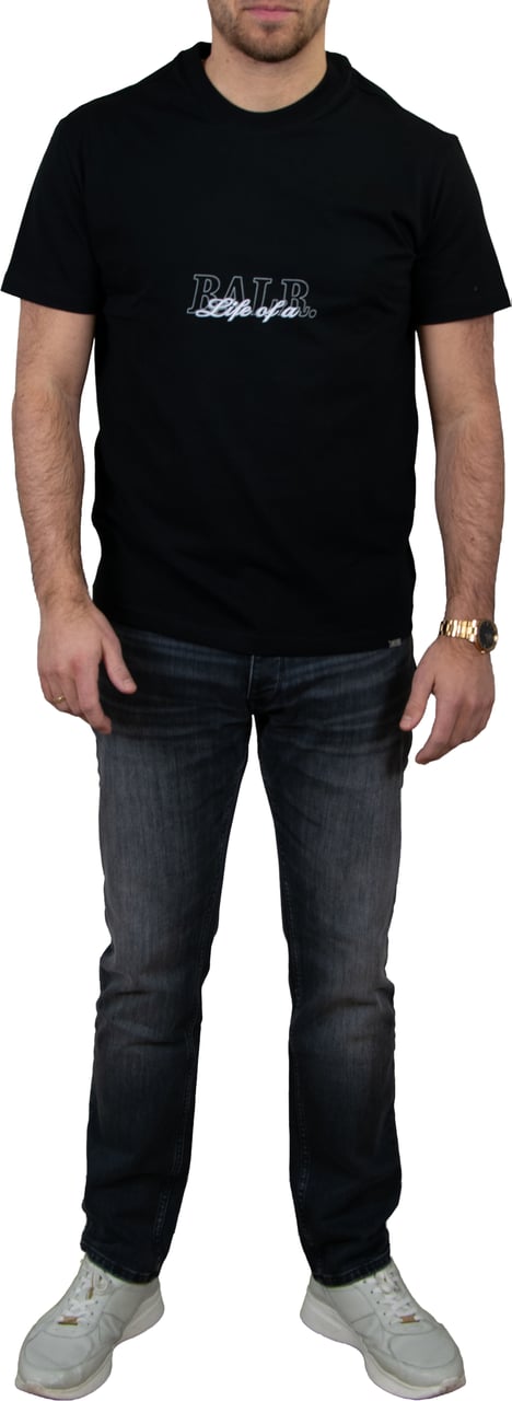 BALR Balr Script T-Shirt Zwart