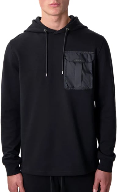 Balr Q-Cargo Regular Fit Hoodie Zwart