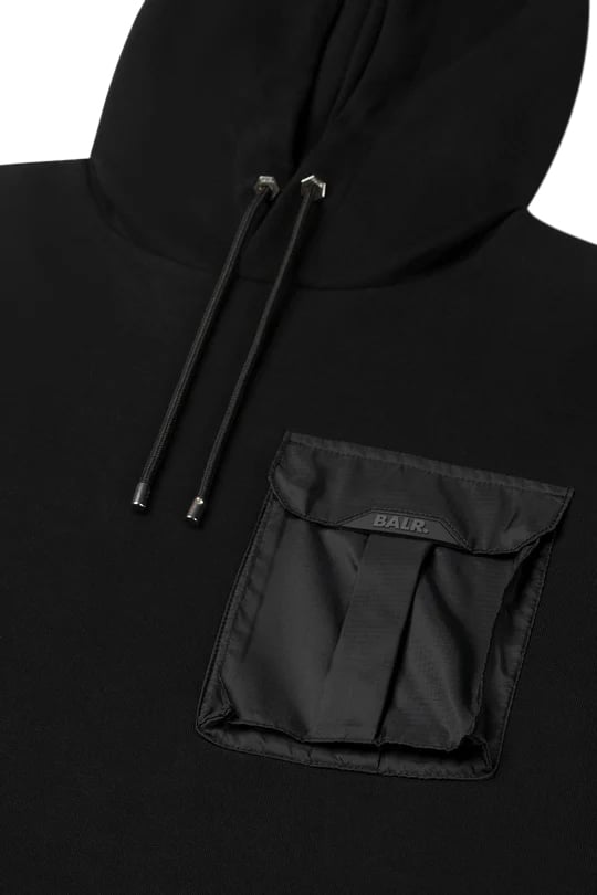 Balr Q-Cargo Regular Fit Hoodie Zwart
