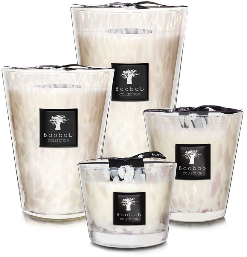 Baobab Geurkaarsen Wit