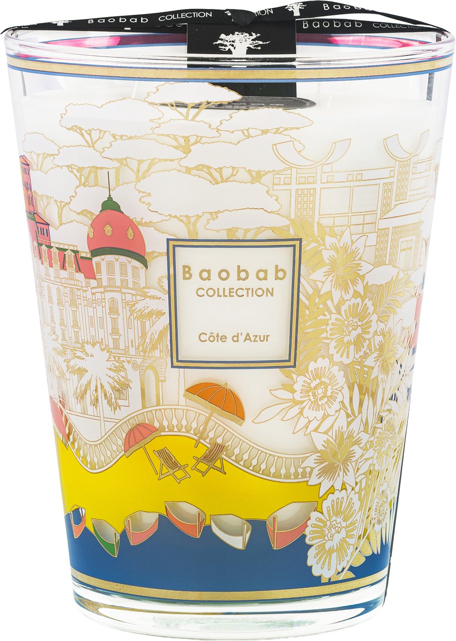 Baobab Geurkaarsen Geel Geel