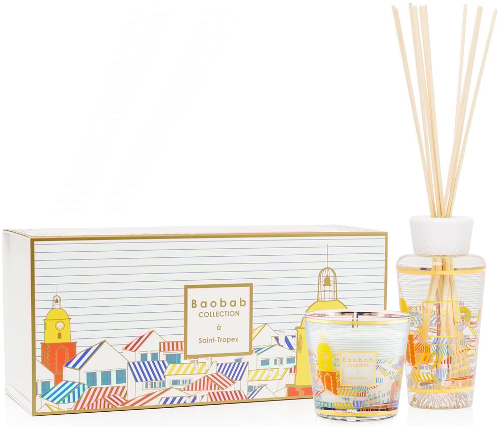 Baobab Geurkaarsen Multicolor Divers