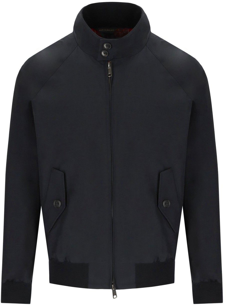 Baracuta BARACUTA G9 HARRINGTON DARK NAVY BOMBER JACKET Blauw