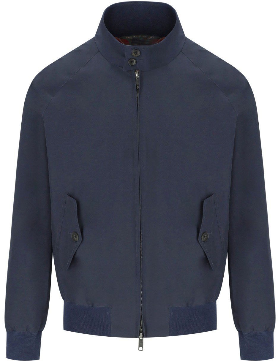 Baracuta BARACUTA G9 HARRINGTON NAVY BOMBER JACKET Blauw