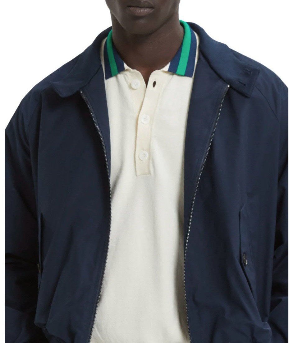 BARACUTA G9 HARRINGTON NAVY BOMBER JACKET Blauw