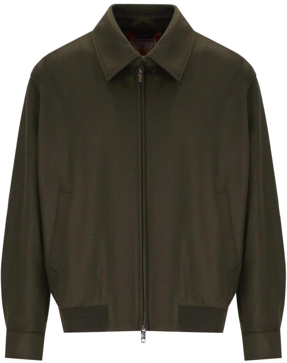 Baracuta BARACUTA G18 MELTON BEECH BOMBER JACKET Groen