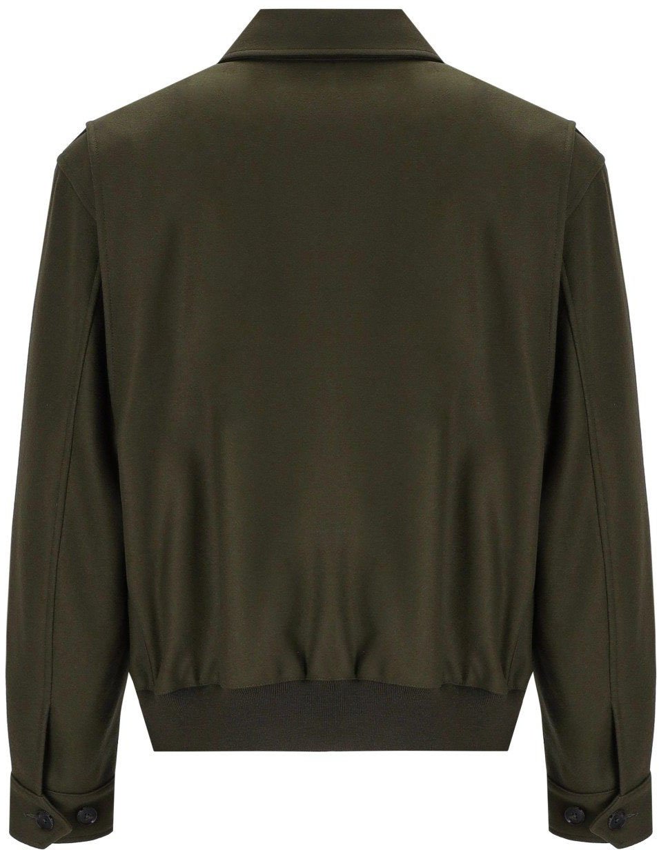 Baracuta BARACUTA G18 MELTON BEECH BOMBER JACKET Groen