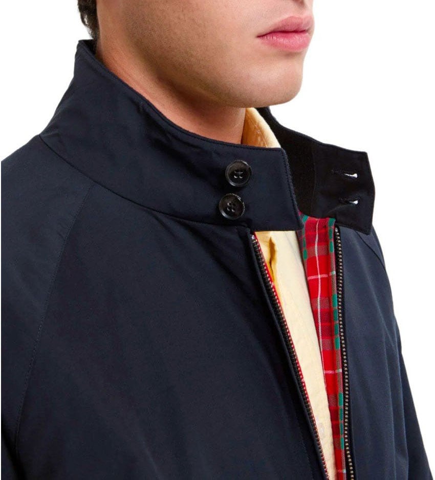 Baracuta BARACUTA G9 HARRINGTON DARK NAVY BOMBER JACKET Blauw