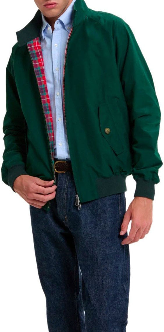Baracuta BARACUTA G9 HARRINGTON RACING BOMBER JACKET Groen