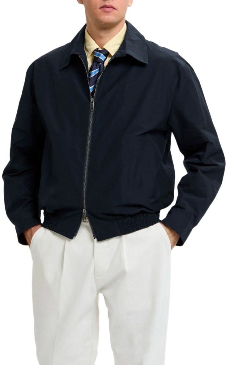 Baracuta BARACUTA G18 NAVY BOMBER JACKET Blauw
