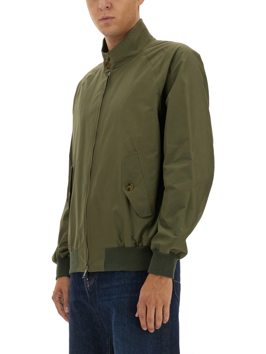 Baracuta Black G9 Harrington Polyester Jacket Zwart