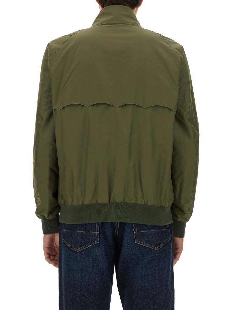 Baracuta Black G9 Harrington Polyester Jacket Zwart