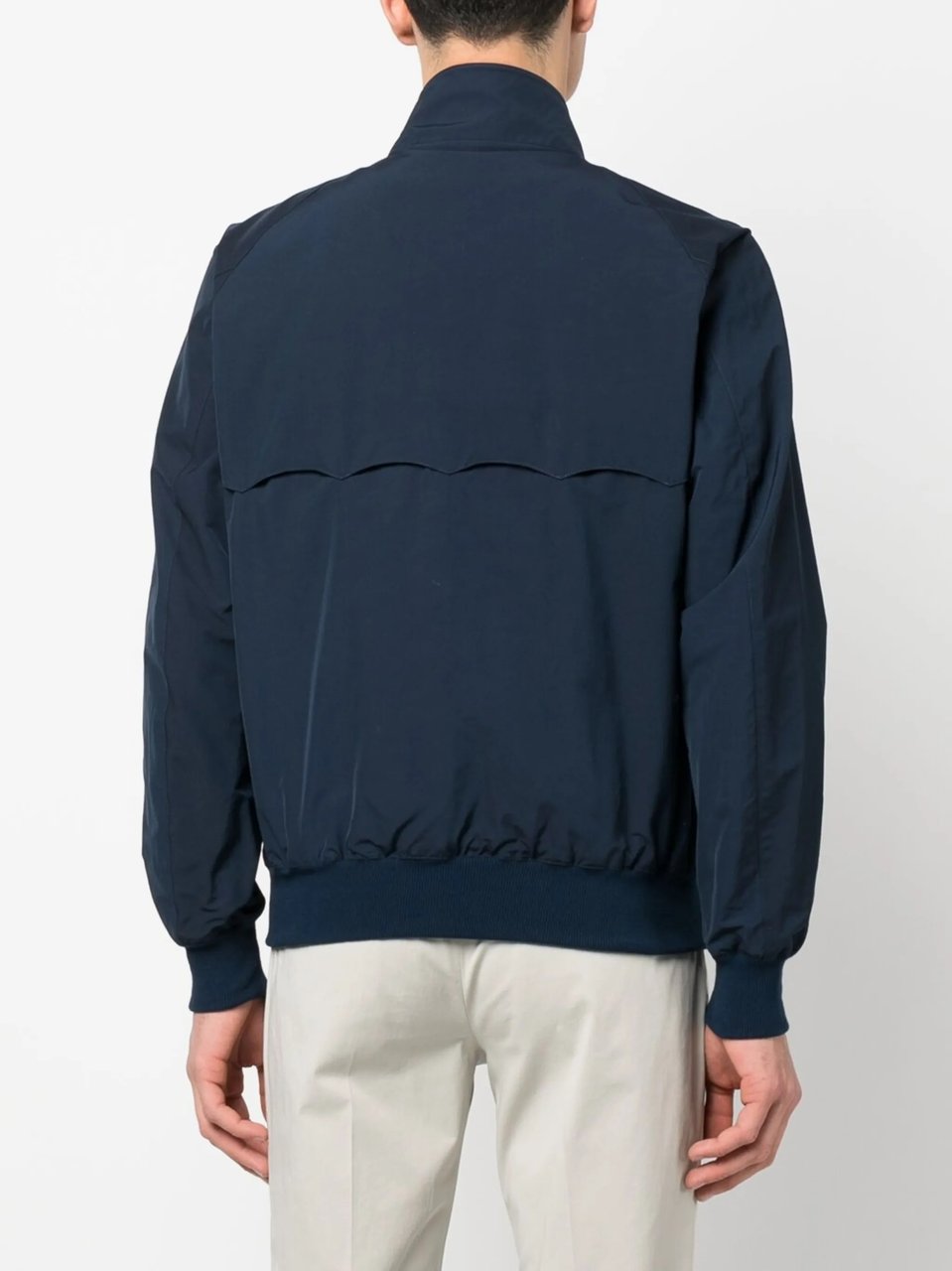 Baracuta G9 Harrington High Ribbed Collar Jacket Zwart