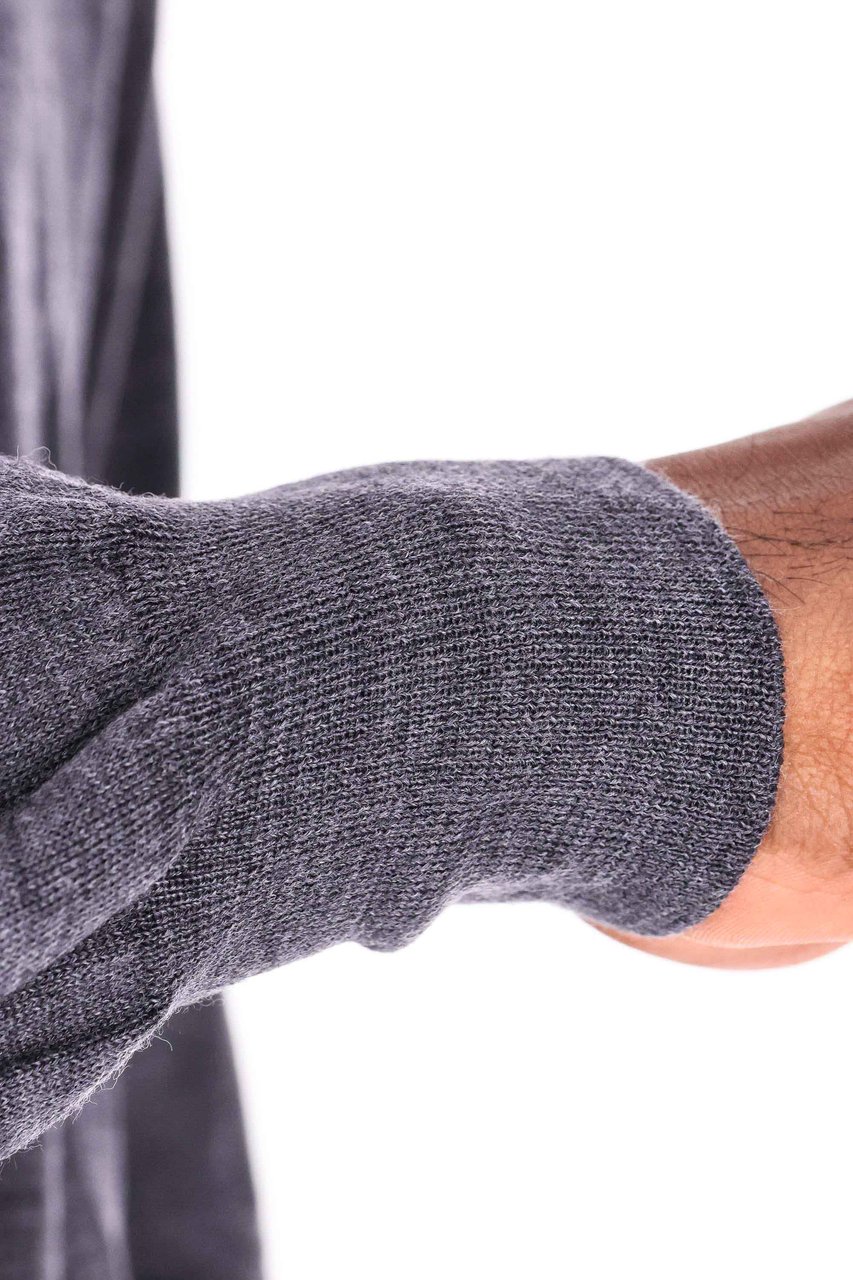 Barba Virgin Wool Turtleneck Sweater Neutraal