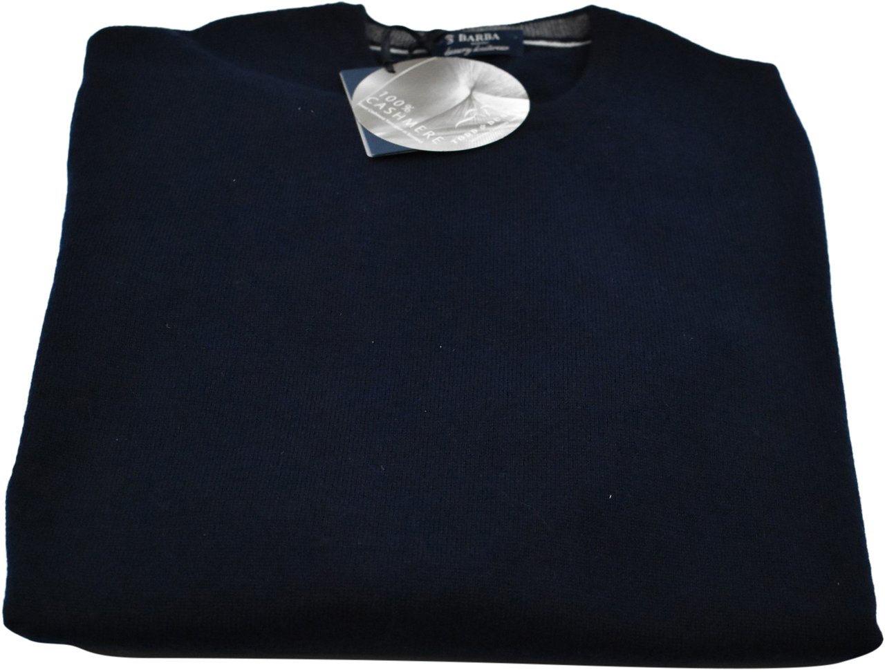 Barba Barba Maglie Blu Blauw