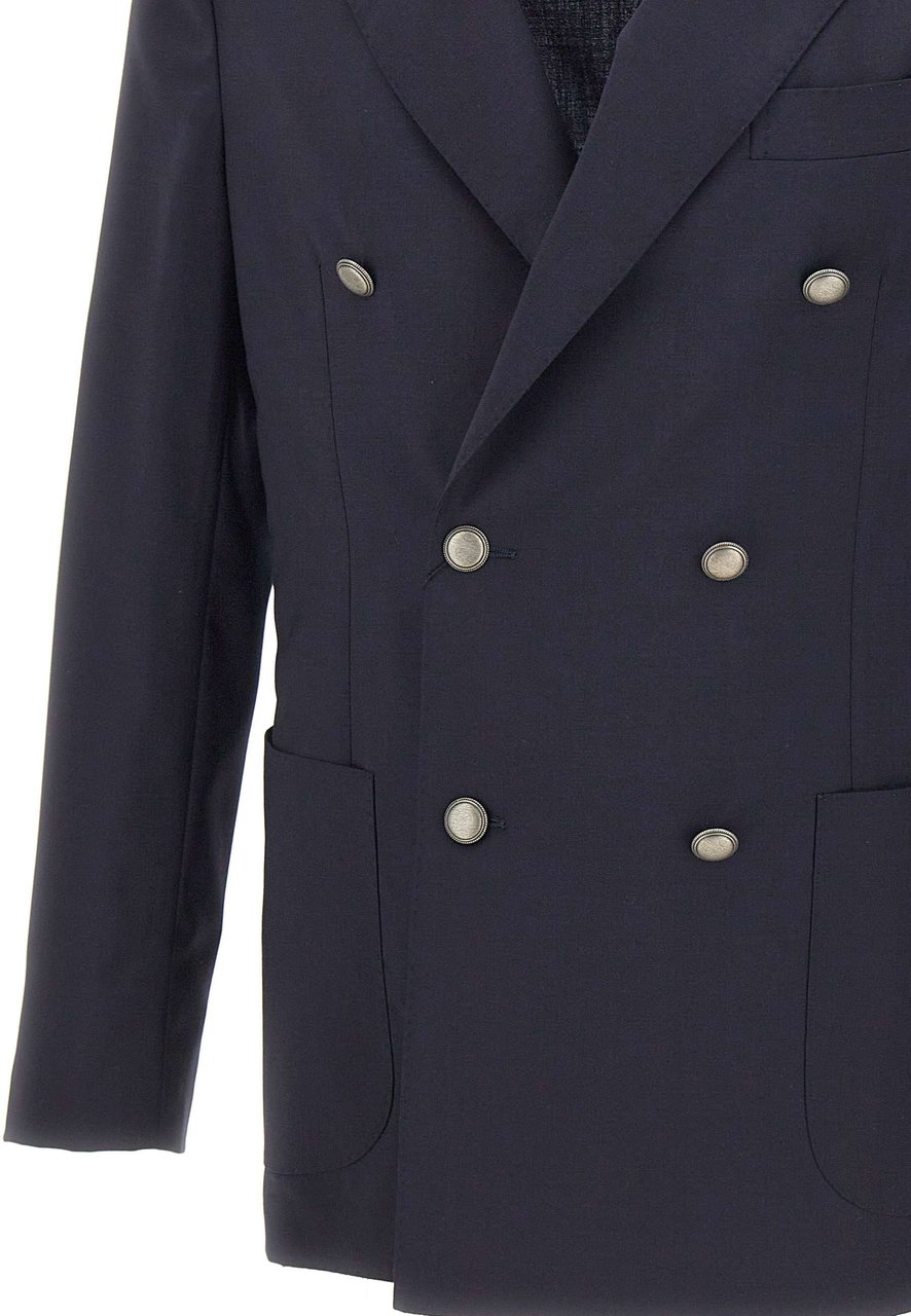Barba Jackets Blue Navy