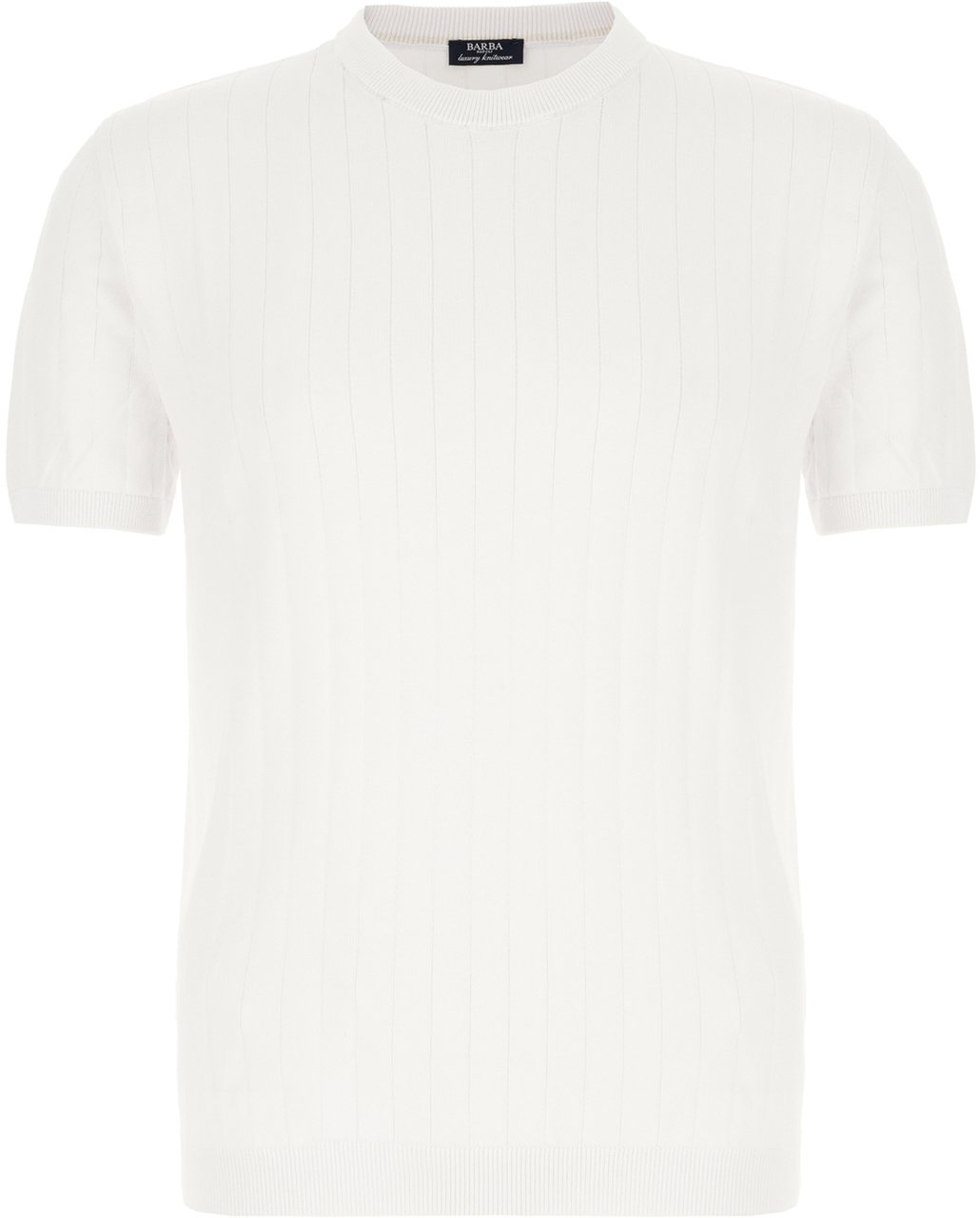 Barba Barba White cotton sweater Wit