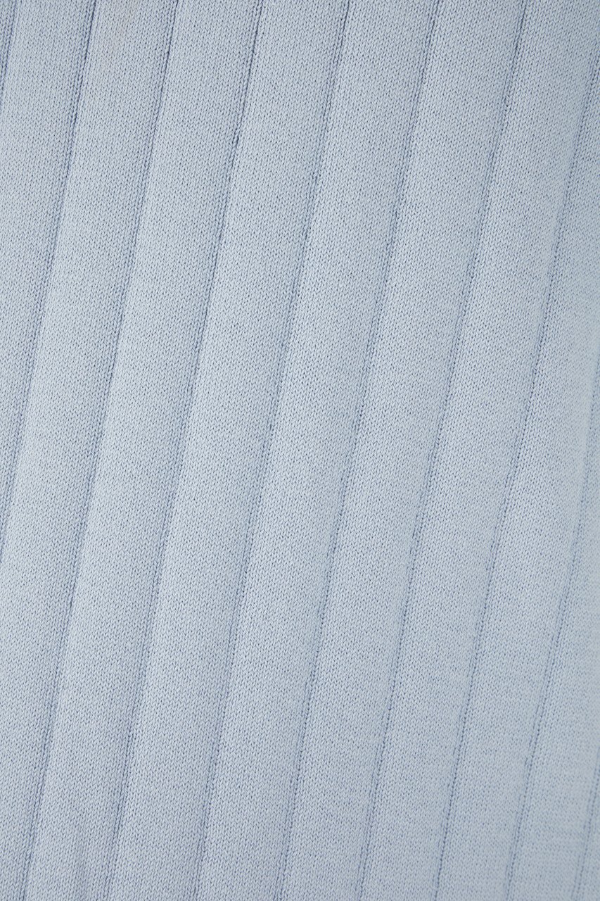 Barba Barba Powder blue cotton sweater Lichtblauw