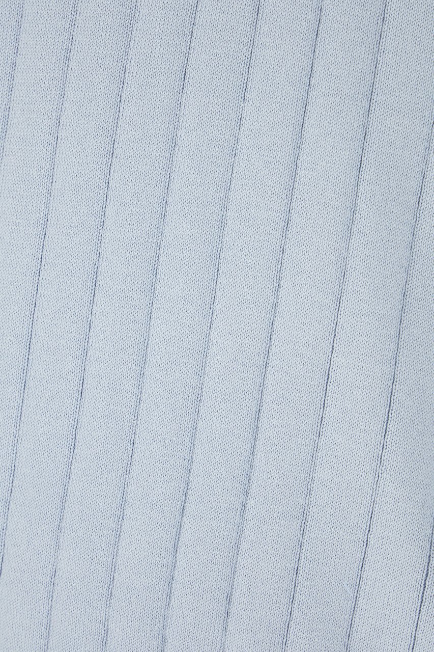 Barba Barba Light blue cotton sweater Lichtblauw